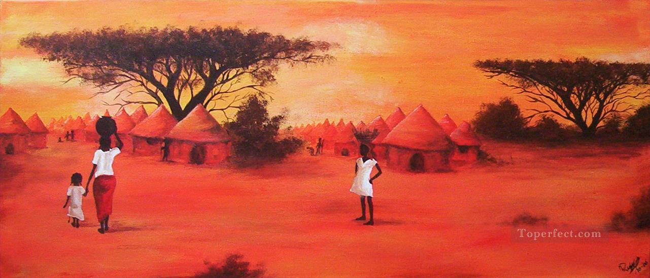 African Tribus Oil Paintings